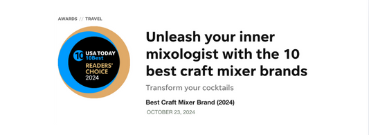 Blind Tiger #1 in USA Today 10Best Craft Cocktail Mixer