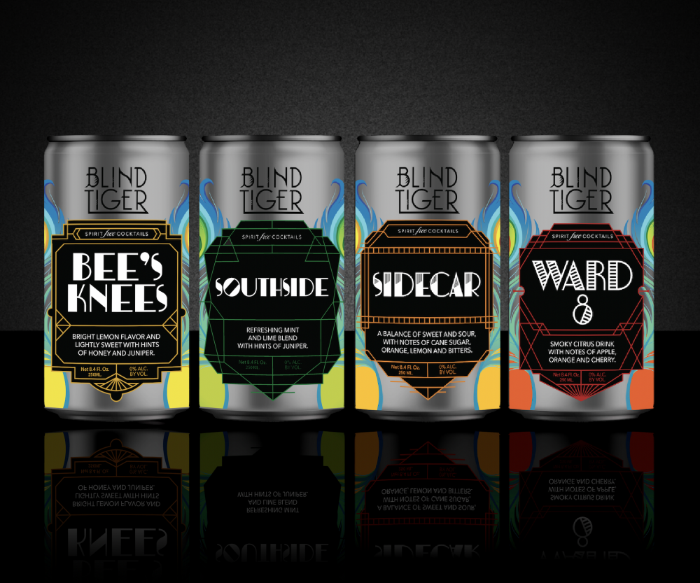 Blind Tiger Variety 4-Pack - Slim Cans (33.6oz)