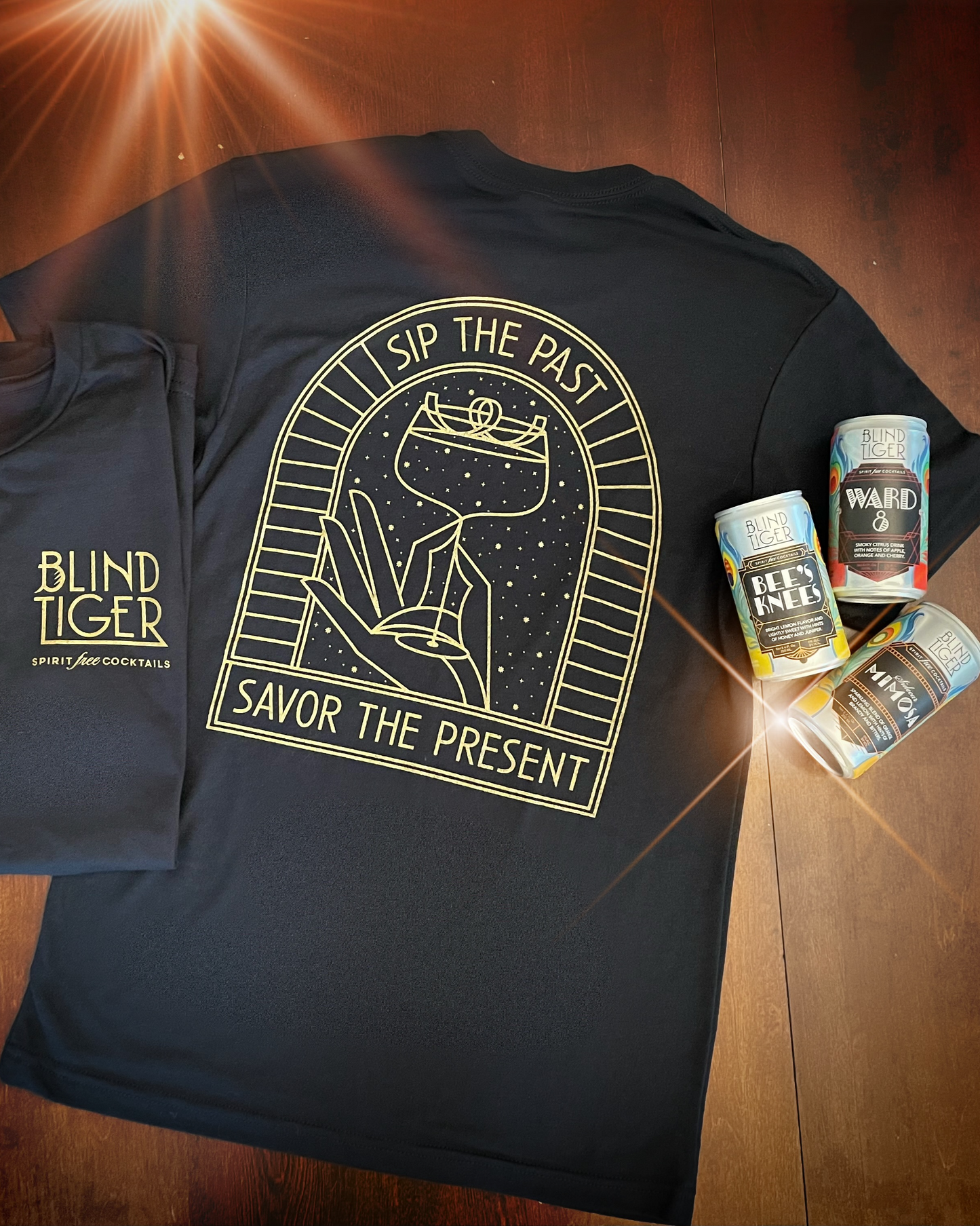 "Sip the Past, Savor the Present" T-Shirt