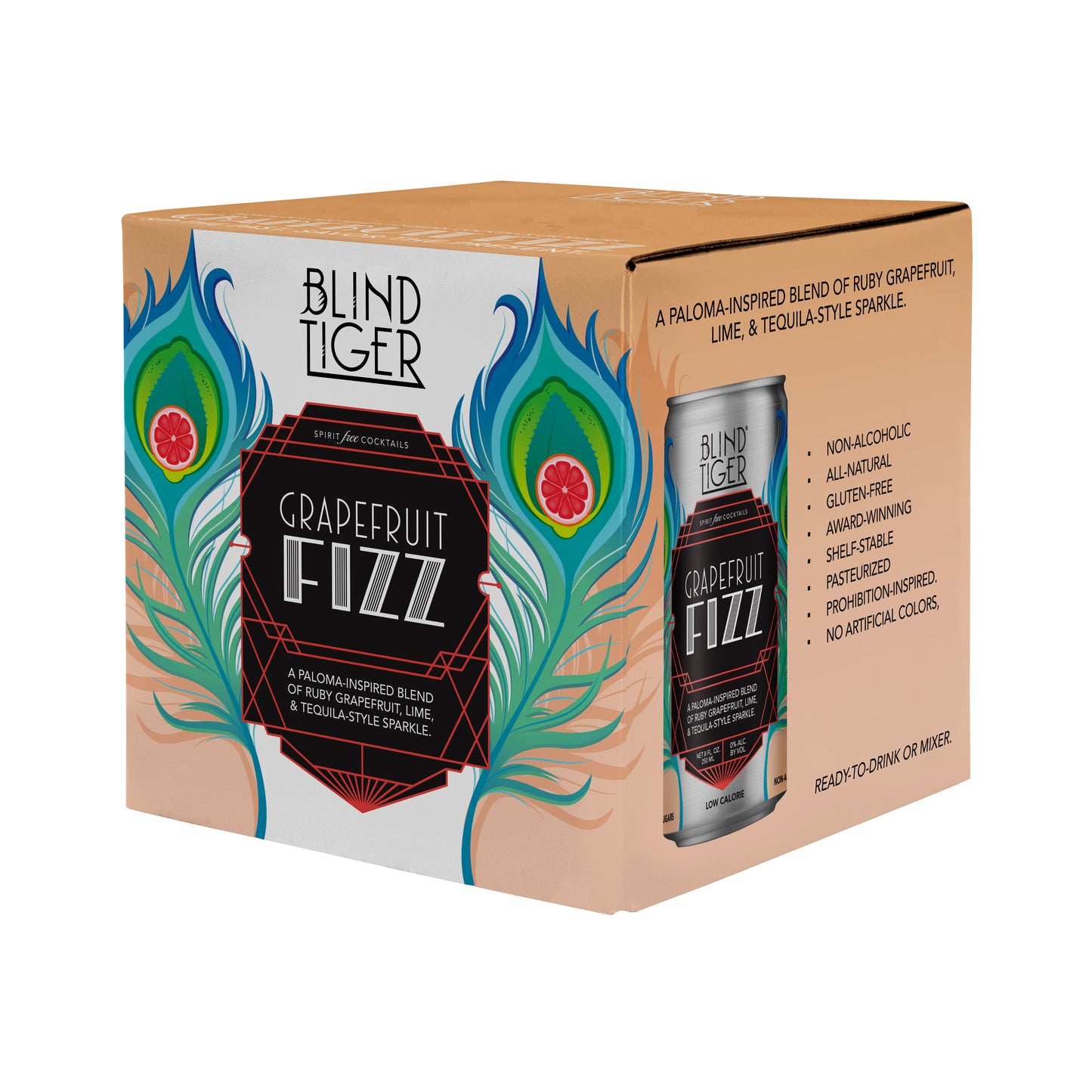 Grapefruit Fizz (Paloma-Inspired Low Calorie & Carb)